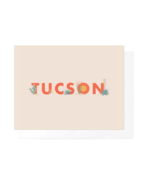 Tucson Desert Flora Greeting Card