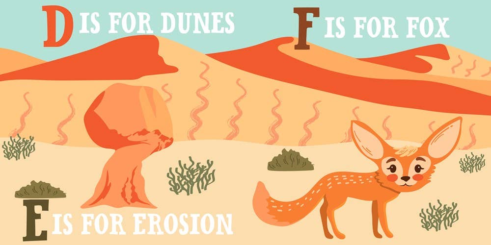 D is for Desert - Kids' Educational Book