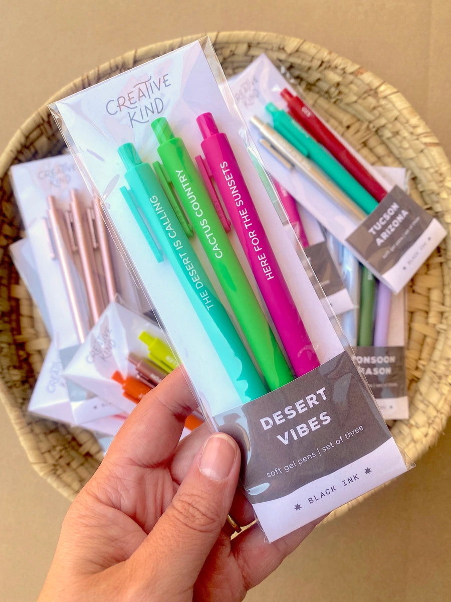 Desert Vibes Gel Pen Trio