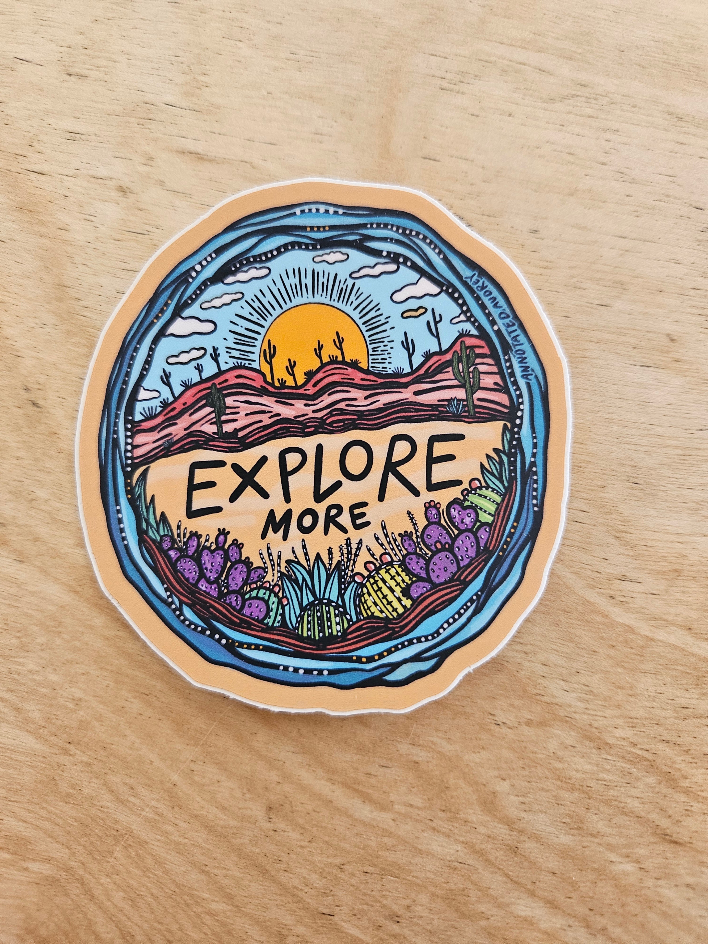 Explore More Sticker