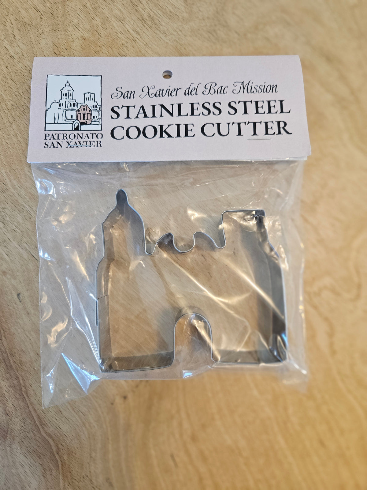 (C) Mission San Xavier del Bac Stainless Steel Cookie Cutter