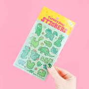 Cactus Critters Vinyl Sticker Sheet