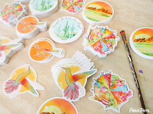 Time Spent in Nature Sticker