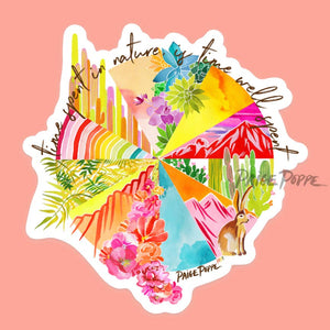 Time Spent in Nature Sticker