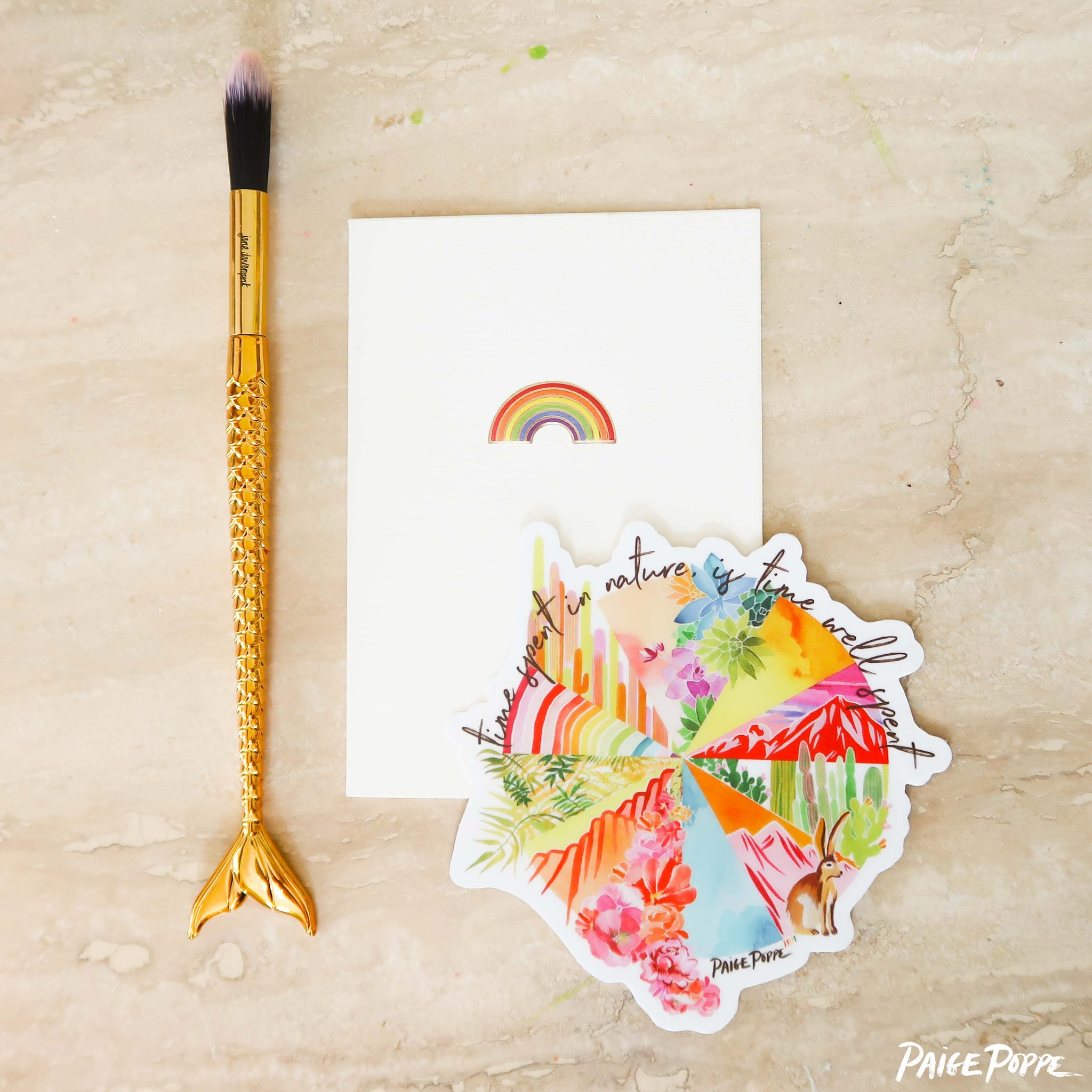 Time Spent in Nature Sticker