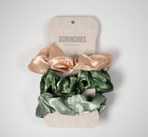Scrunchie set, Cactus Print Scrunchie Set
