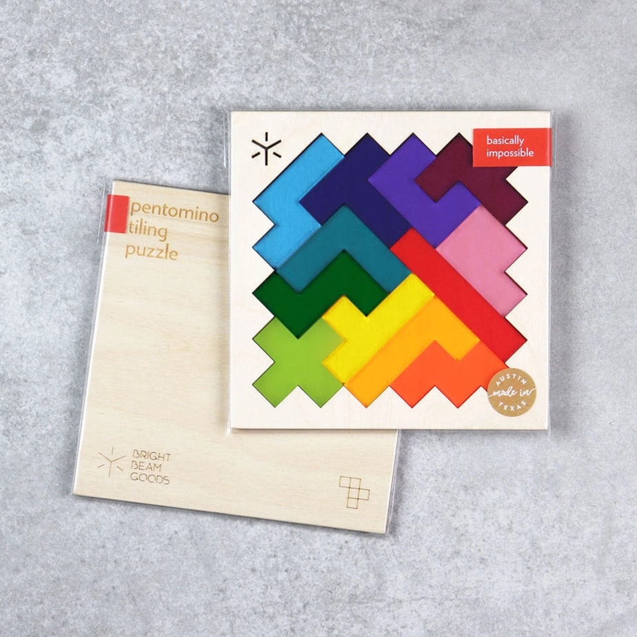 Basically Impossible Square Pentomino Puzzles Rainbow