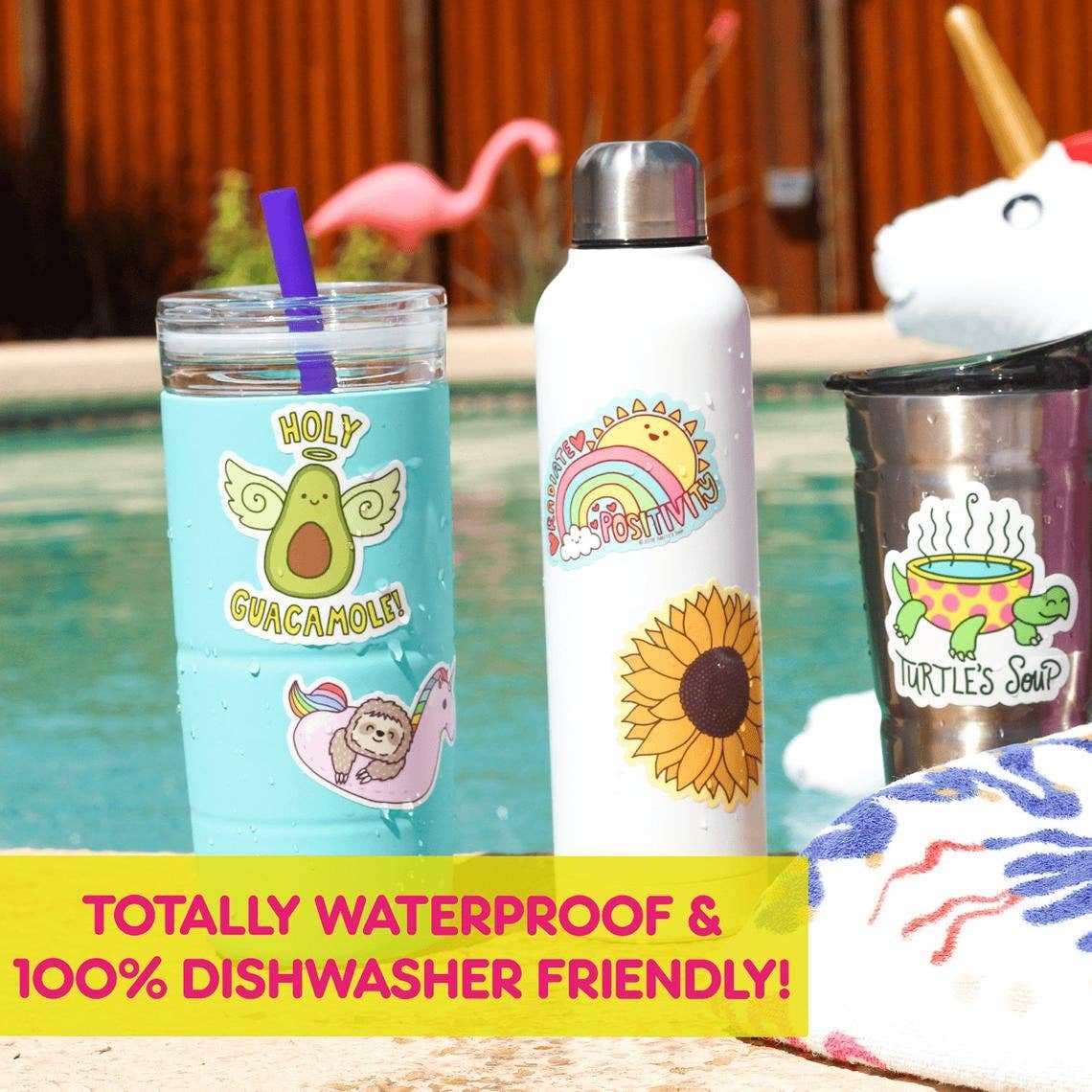 Go Outside Adventure Happy Mountains Outdoorsy Vinyl Sticker