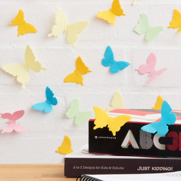 3-D Butterfly Sticky Notes