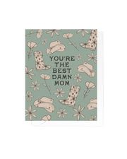 Best Damn Mom Greeting Card | Mother's Day Card
