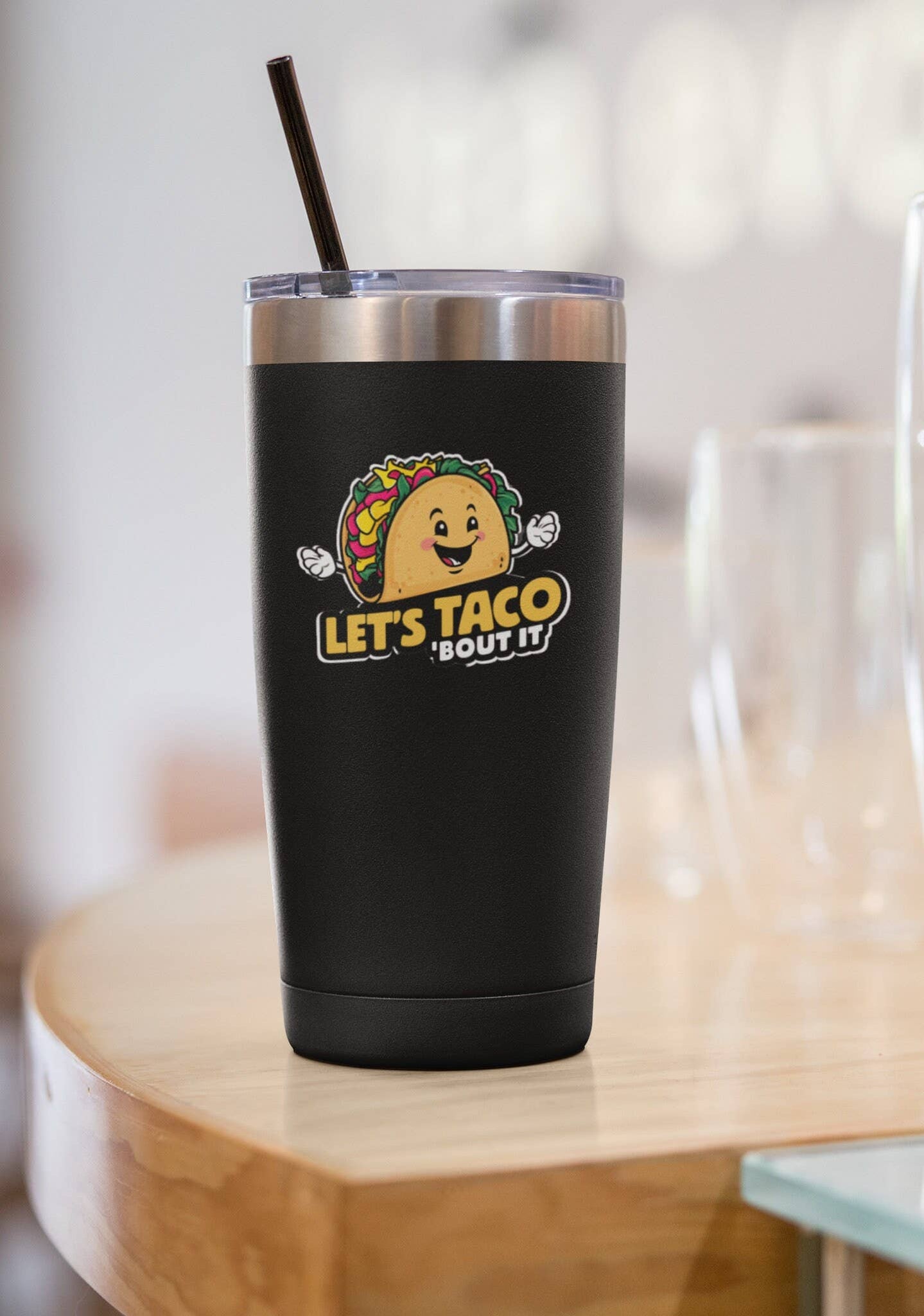 Lets Taco Bout It Sticker