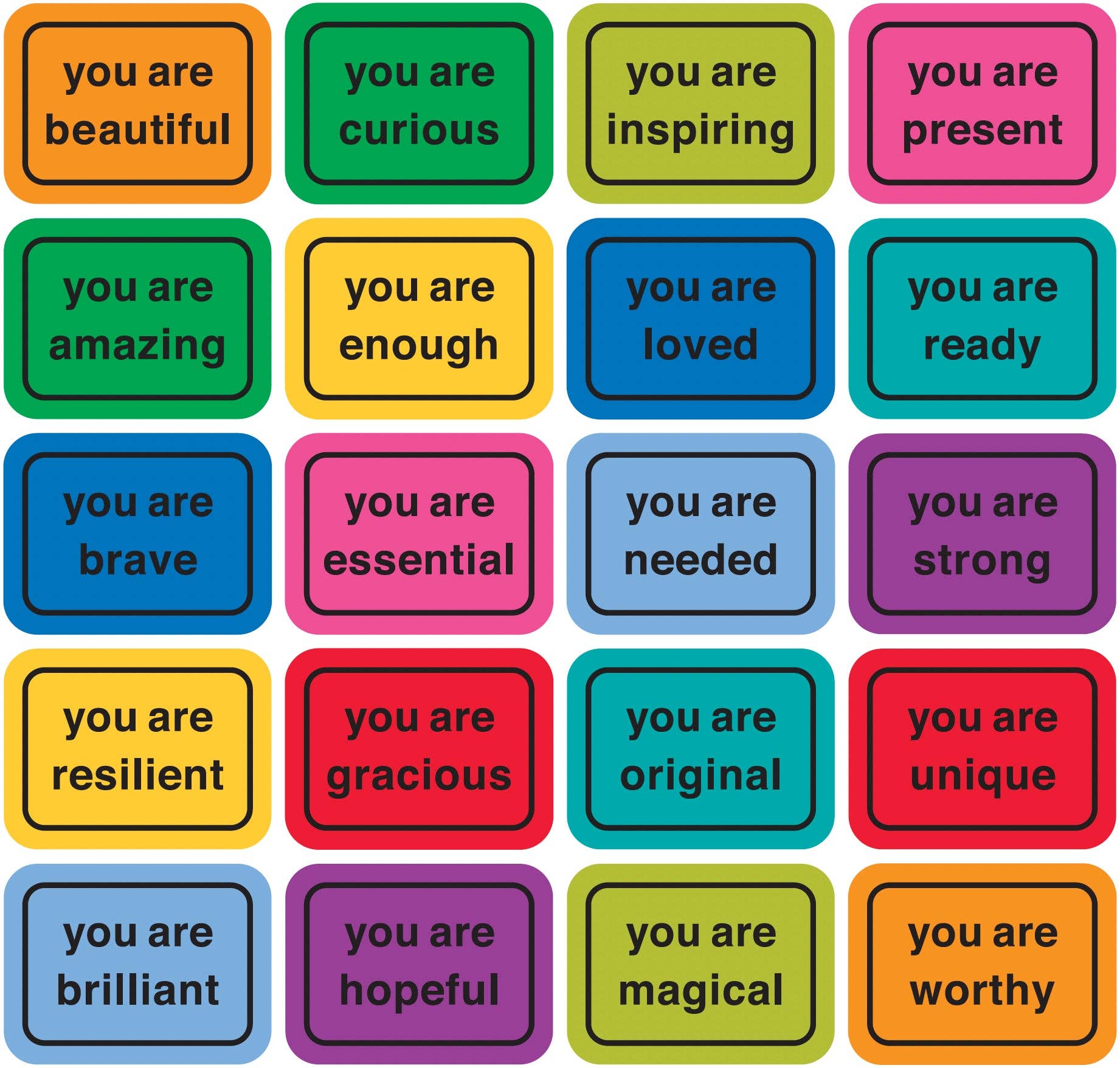 Many Ways To Say Stickers (You Are Beautiful)