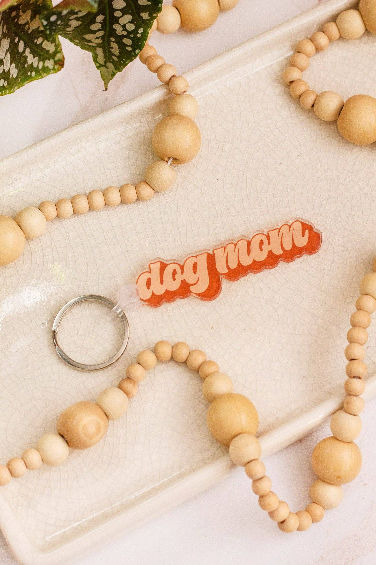 Dog Mom Keychain