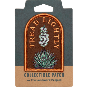 Tread Lightly Embroidered Patch