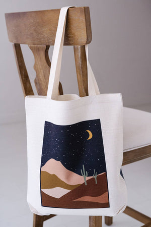 Starry Desert Night Tote, Father's Day Gift, Fourth of July,