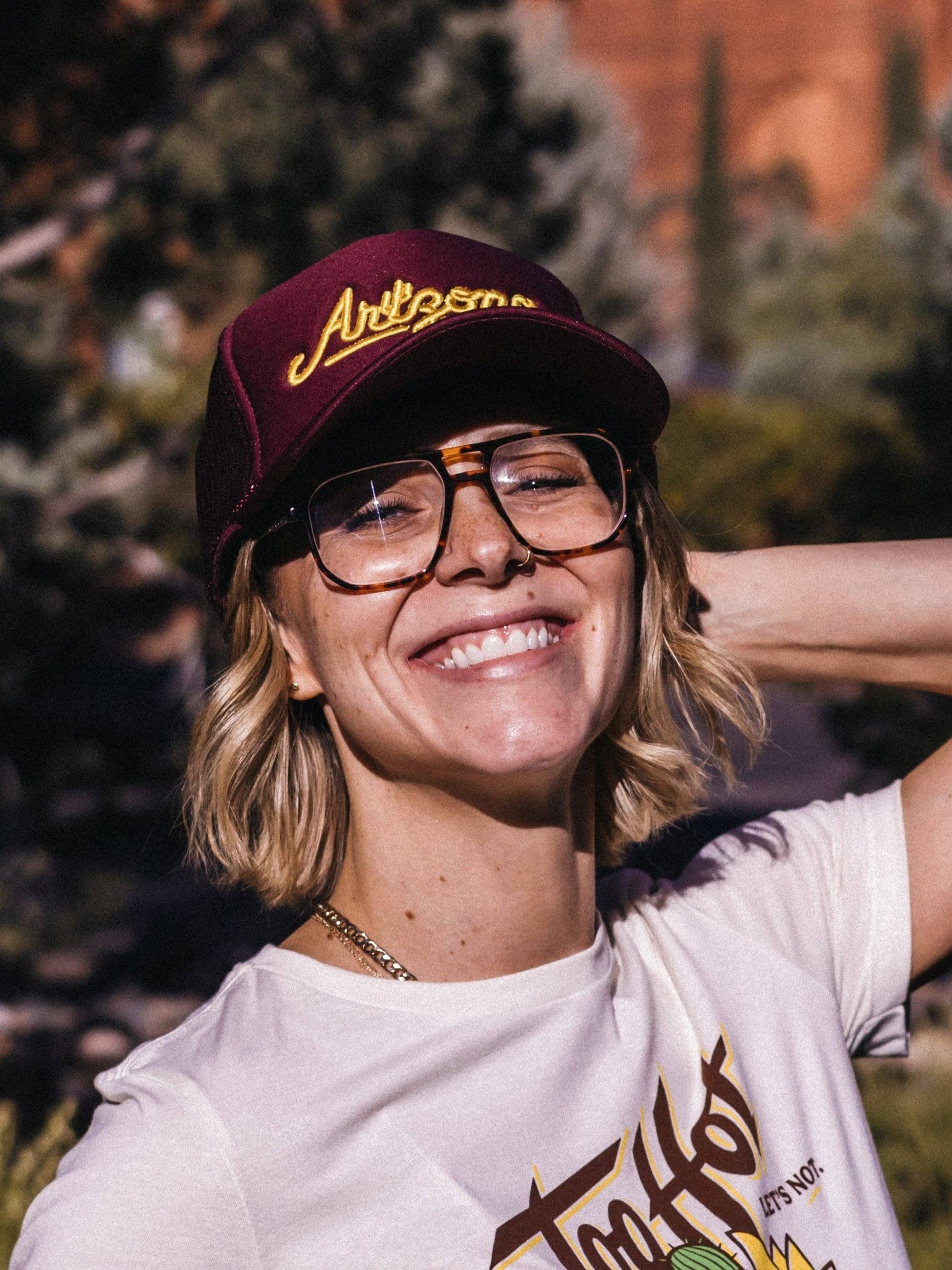 Coach Foamy Trucker - Maroon and Gold