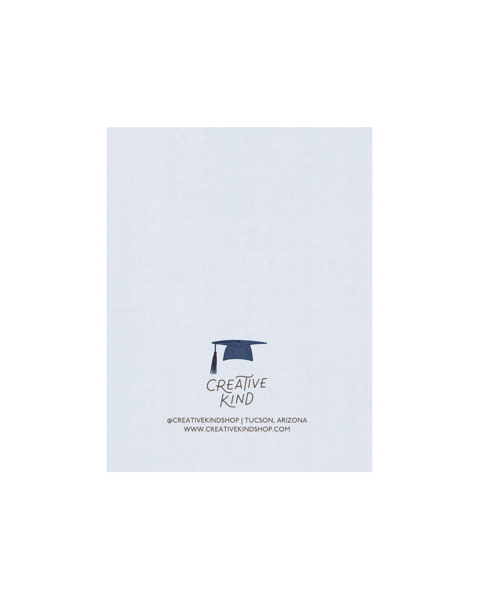 Blue and Red Cactus Graduation Greeting Card