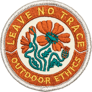 Leave No Trace Outdoor Ethics Embroidered Patch