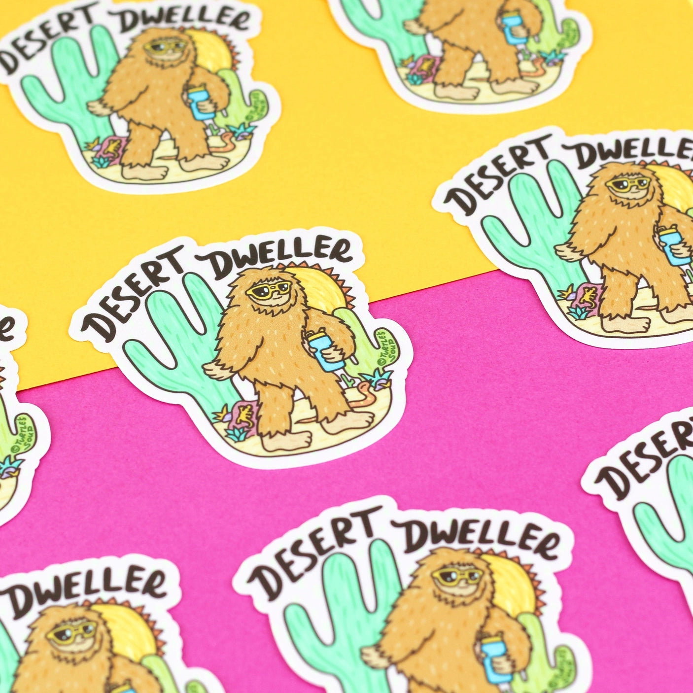 Desert Dweller Sasquatch Bigfoot Yeti Sticker