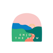 Enjoy the View Self-Care Sticker