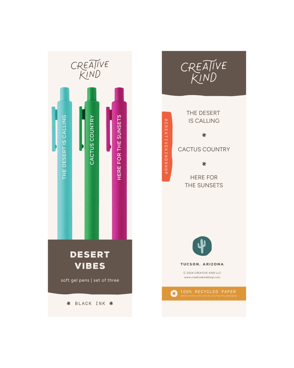 Desert Vibes Gel Pen Trio