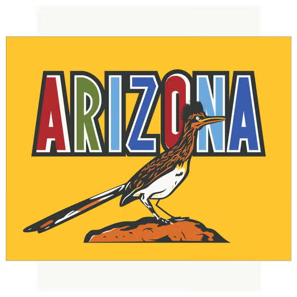 Arizona Roadrunner Magnet