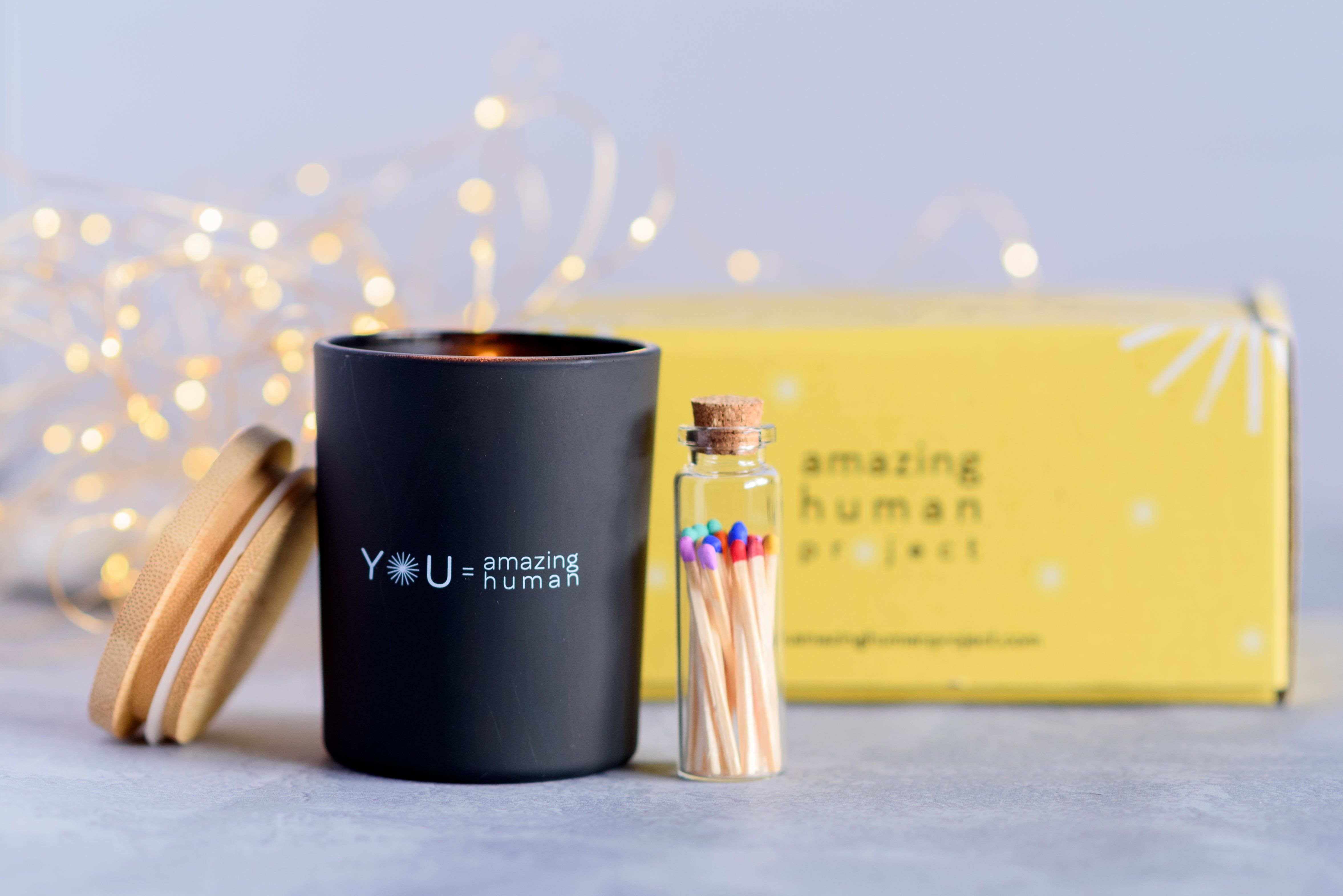 Amazing Human Project Candle | Black
