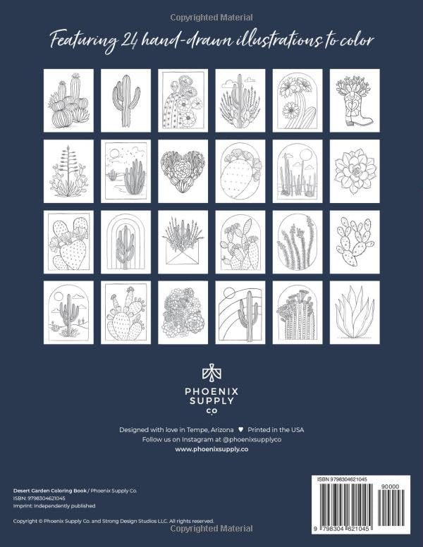 (C) Desert Garden Coloring Book