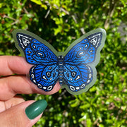 Blue Butterfly Sticker