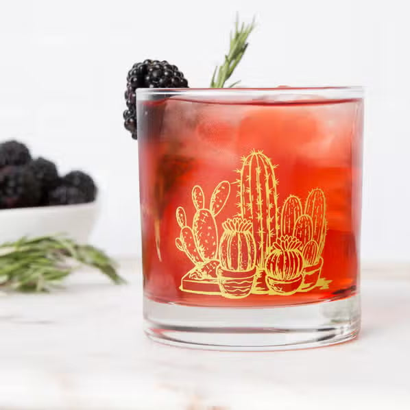 Cactus Whiskey Glass