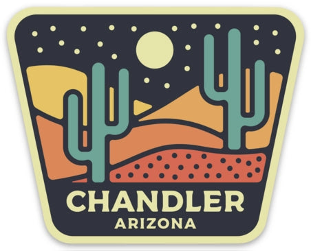 Chandler Arizona Moonscape Sticker