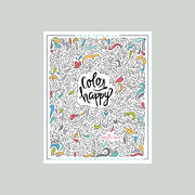 Color Happy: Adult Coloring Book