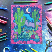 Crescent Moon Art Print