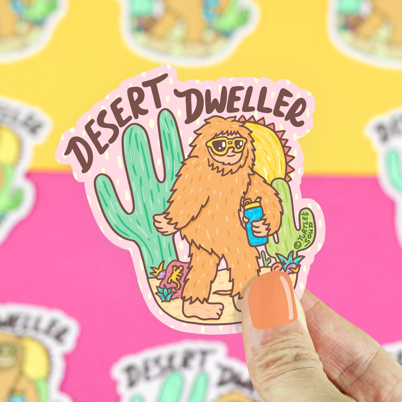 Desert Dweller Sasquatch Bigfoot Yeti Sticker