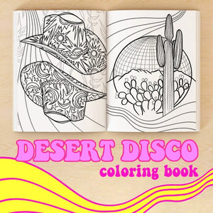 Desert Disco Coloring Book