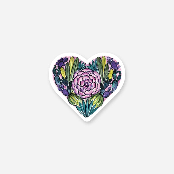 Desert Heart Sticker