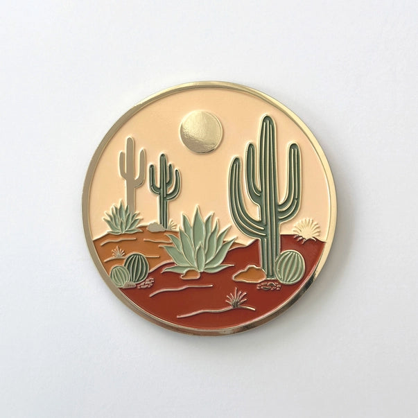 Warm Desert Luxe Coaster | 18k Gold Plated