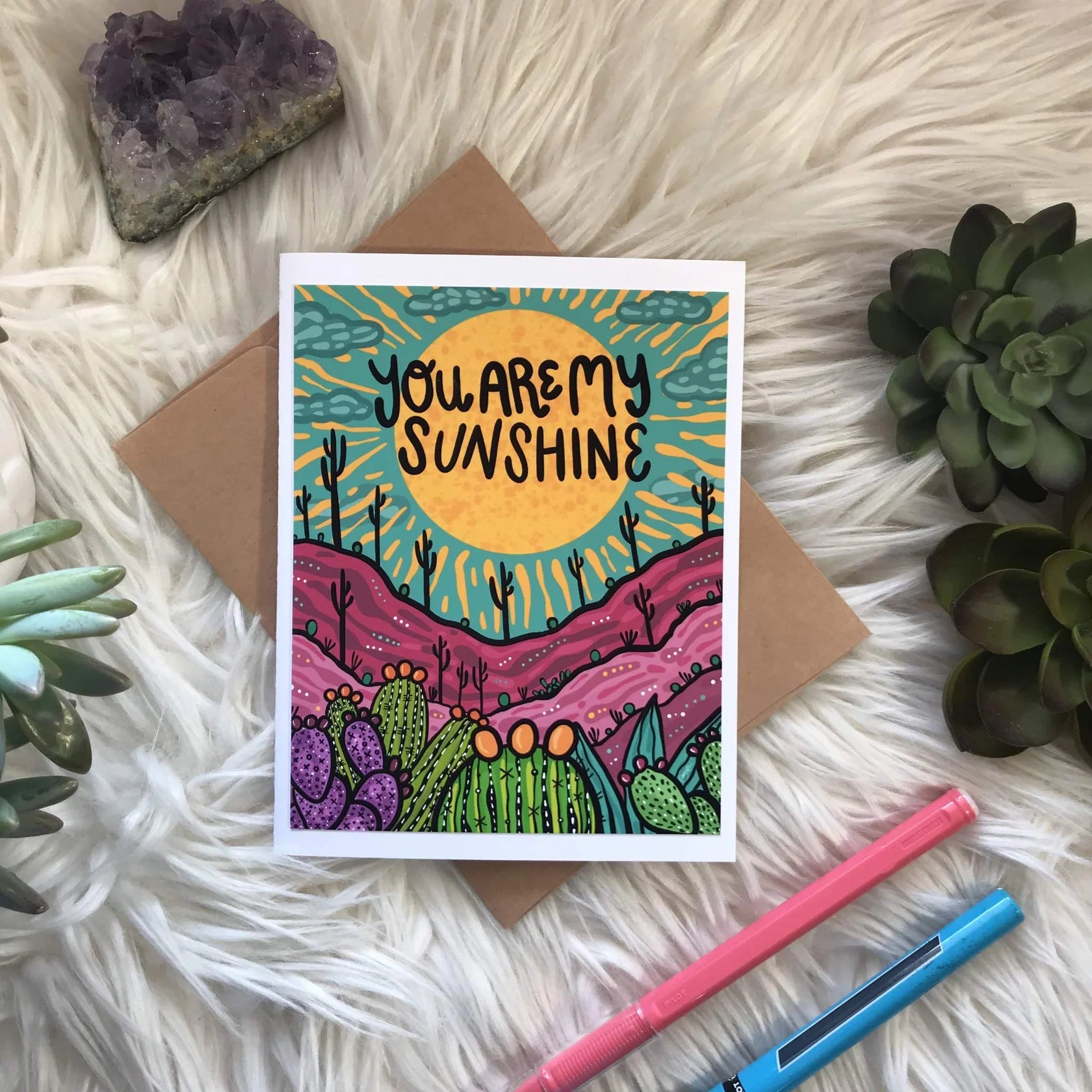 You Are My Sunshine Greeting Card