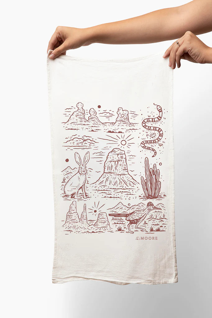 The Desert Flour Sack Tea Towel