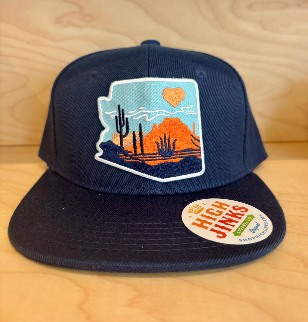 (C) Heart of the Desert Youth Hat | Navy