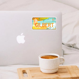 Gilbert License Plate Sticker