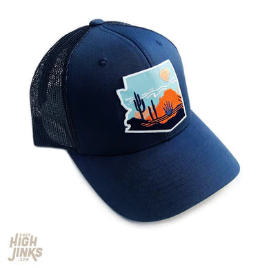 (C) Heart of the Desert Adult Hat | Navy