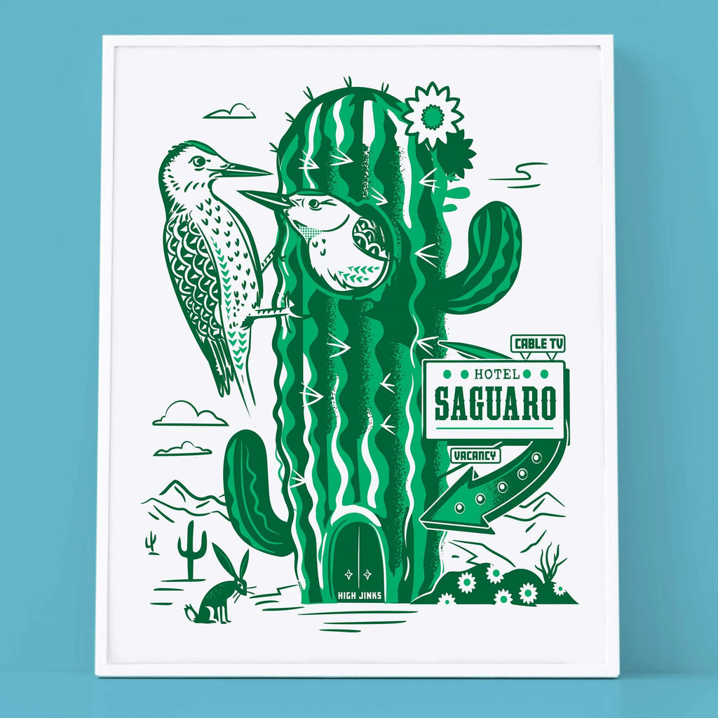 (C) Hotel Saguaro Art Print