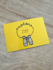 Explore Your City Postcard