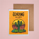 Sending Hugs Greeting Card