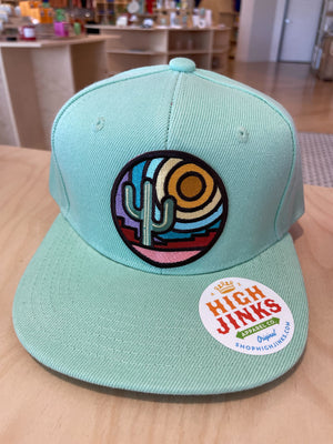 (C) Stained Glass Sunset Youth Hat