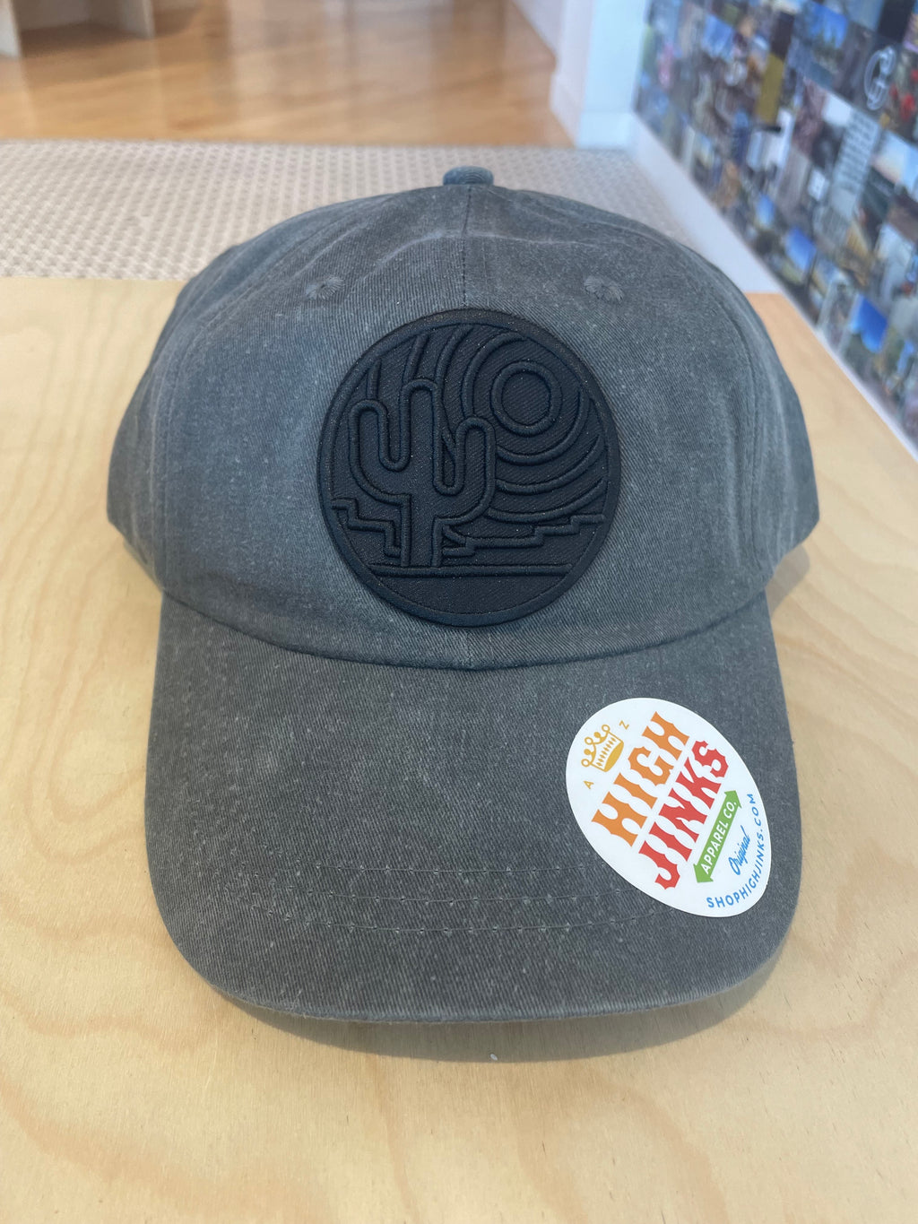 (C) Saguaro Silhouette Dad Hat