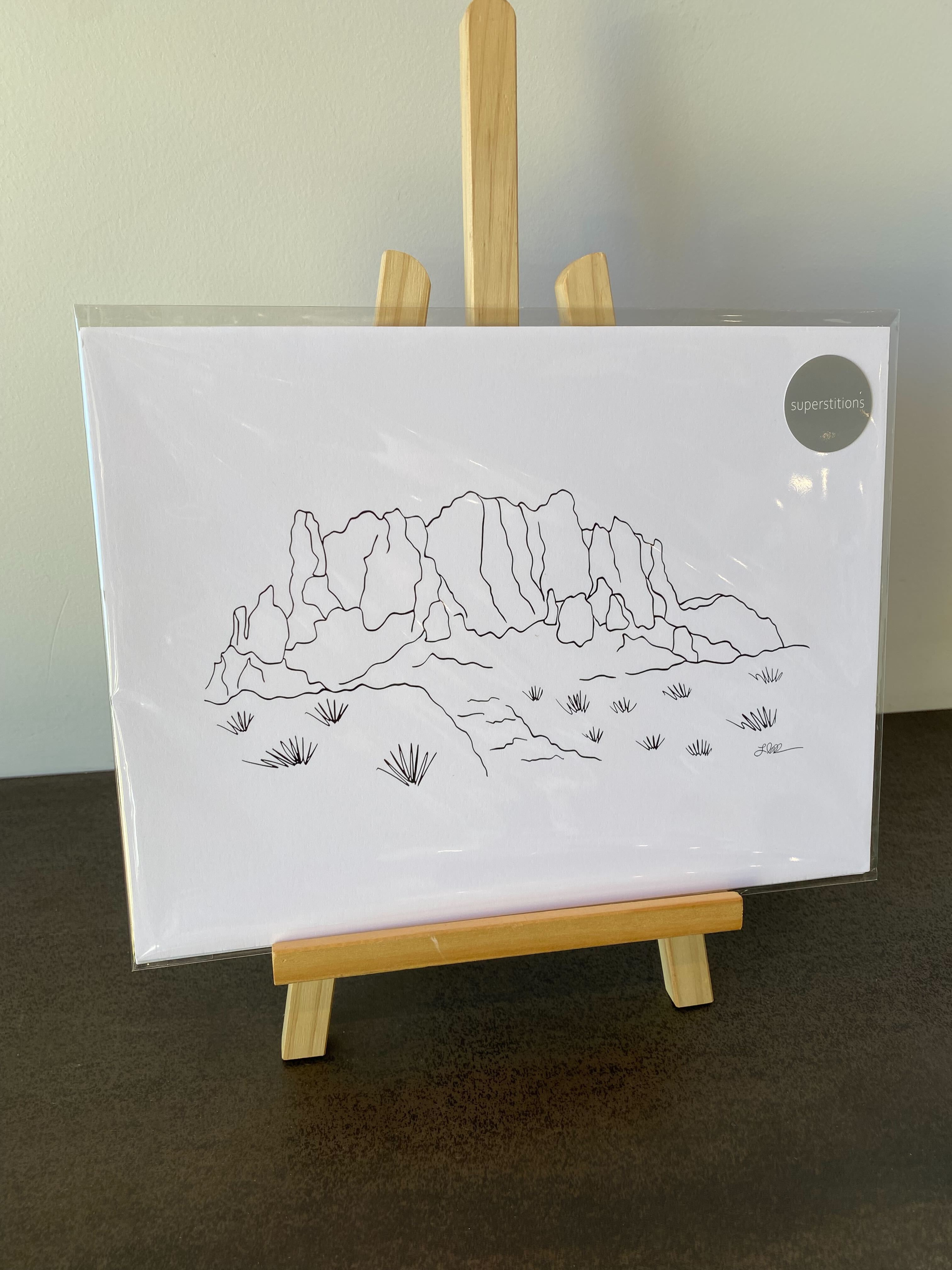 (C) 9x12 -Superstition Mtn Print