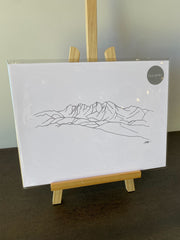 (C) 9x12 -Four Peaks Print
