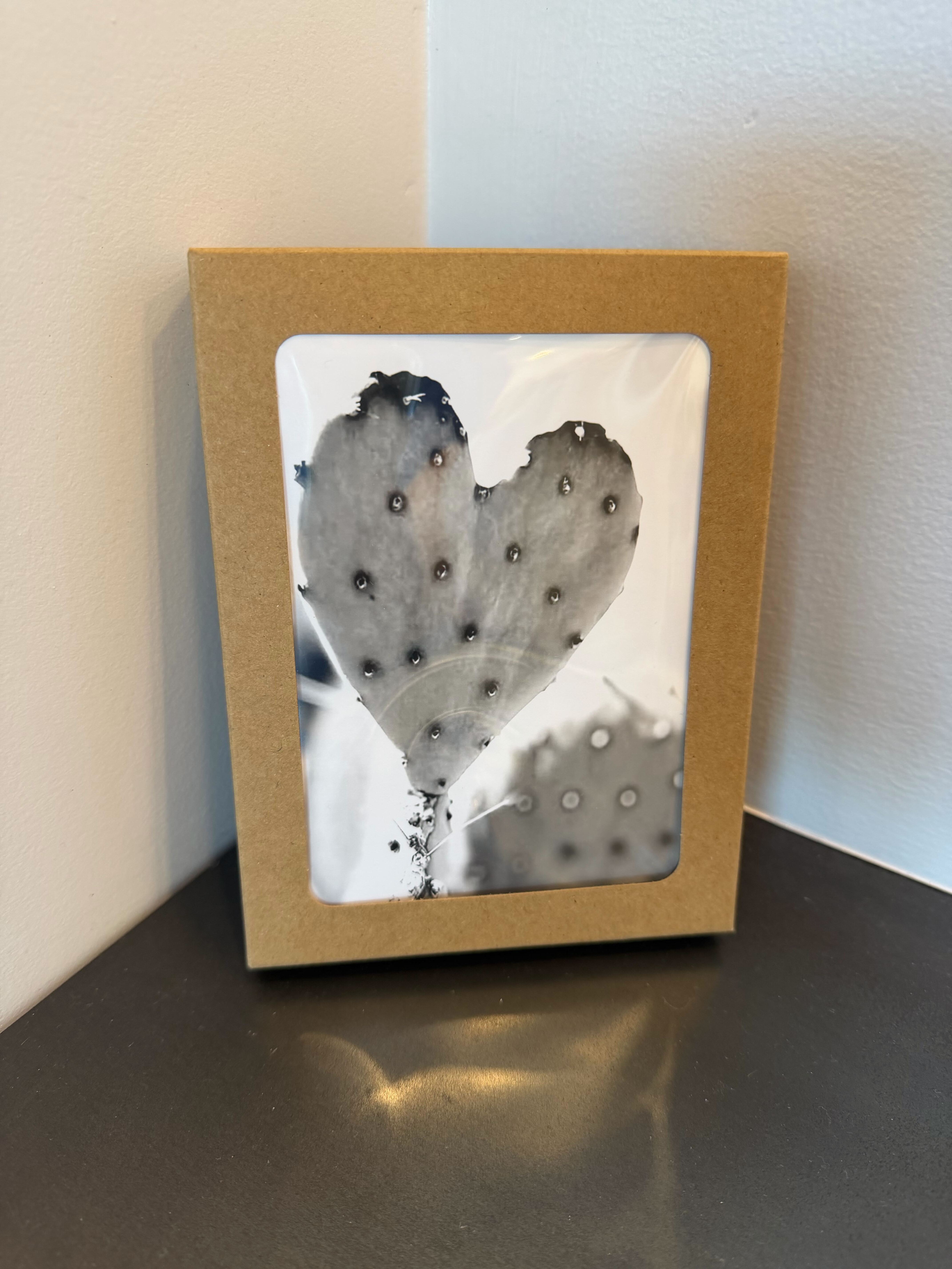 (C) Cactus Heart Card x6 Set